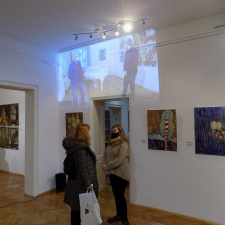 Изложба „Метафизични картини“ в Културно-информационния център на Република Северна Македония в София (фотография)