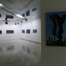 Exhibition of paintings by Ivo Pecov, Marjan Dzin and Svilen Stefanov in Kumanovo (photo)